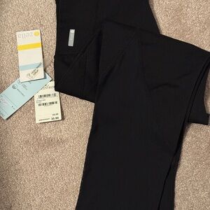 Zella high waist crop leggings with mesh cutout